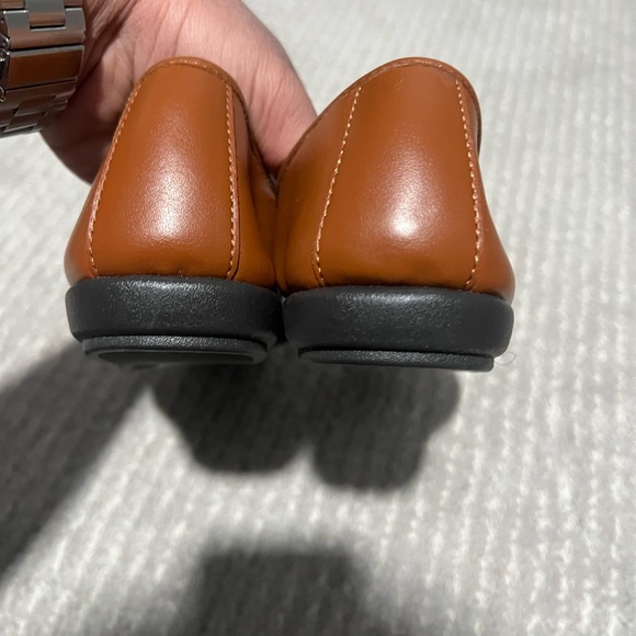 Aerosoles Womens Tan Leather Flats Size 8 - Picture 7 of 8